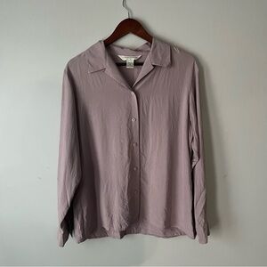 Casual Corner Women’s Lavender Silk Blouse